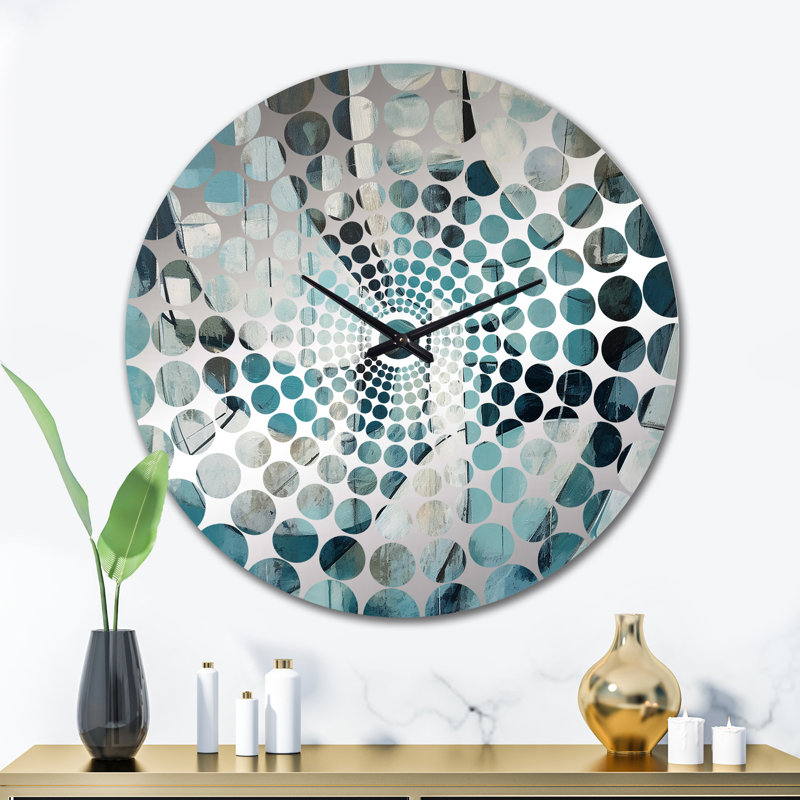 Yan - Horloge murale abstraite en marbre, Grand