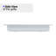 Grille de registre décorative pour mur et plafond en métal blanc mat-108369915
