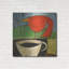 «Coffee and Red Bird» par Tim Nyberg, art mural en métal-196758608