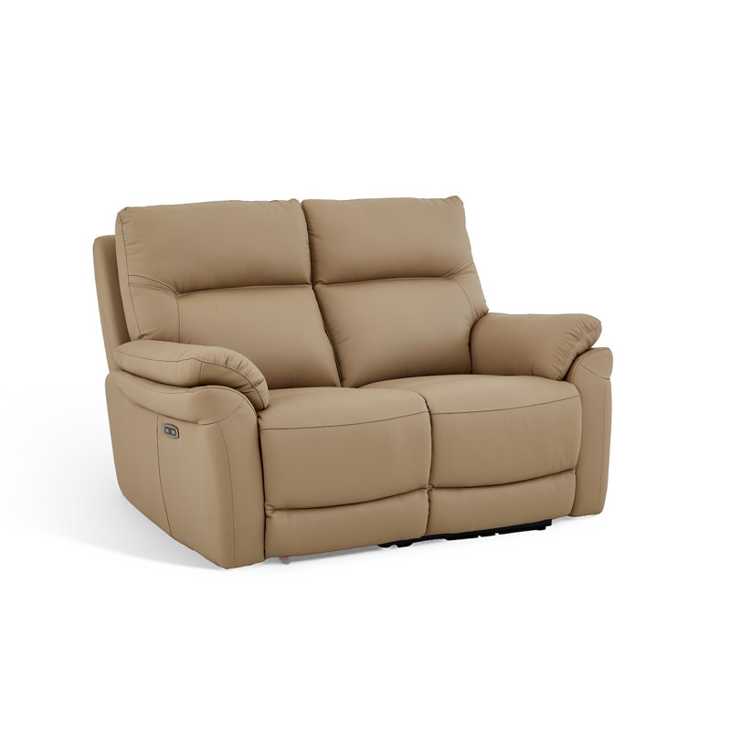 Hudgens 2 Seater Electric Reclining Sofa, Beige