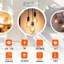 8W E27 Dimmable LED Vintage Edison Globe Light Bulb Amber