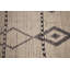Grand tapis oriental marocain géométrique ivoire 12 x 16