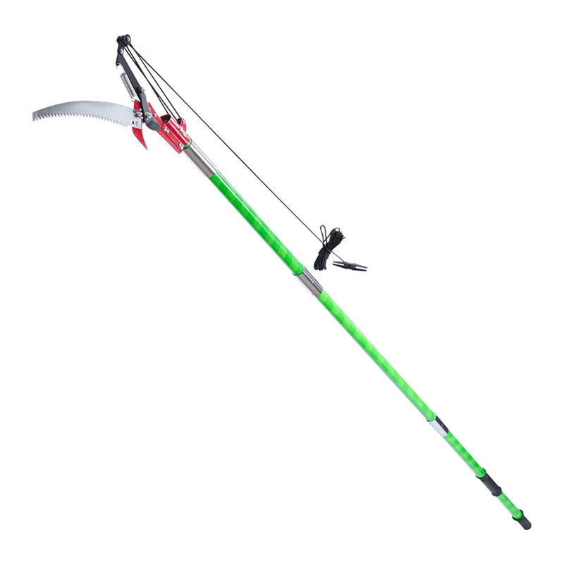 Manual Pole Saw Extendable Pole Tree Pruner 3.87 - 27 ft with Scissors