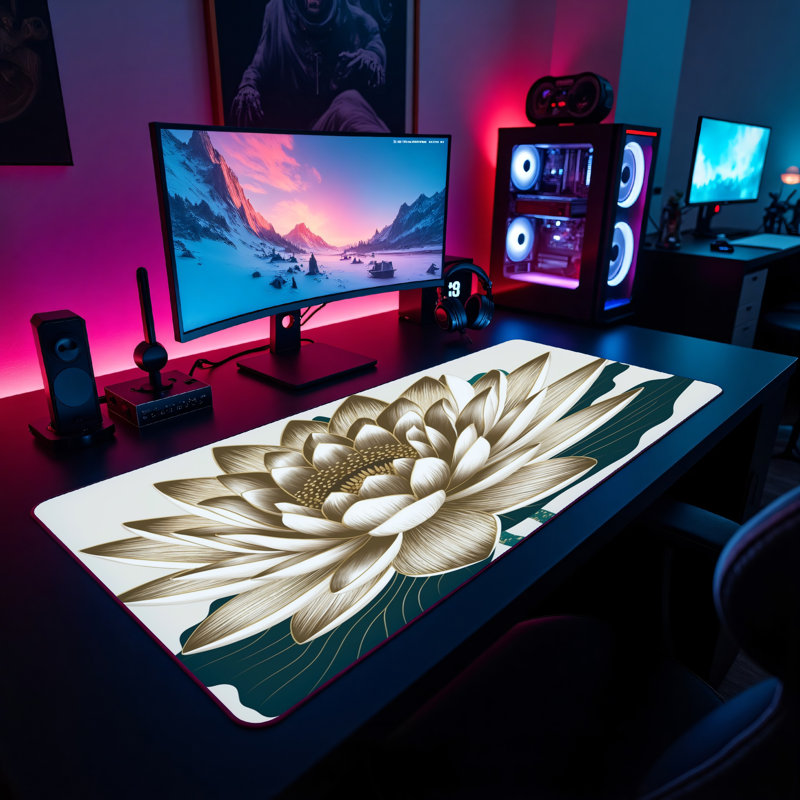 Polyester Desk Pad, 23.6x13.8