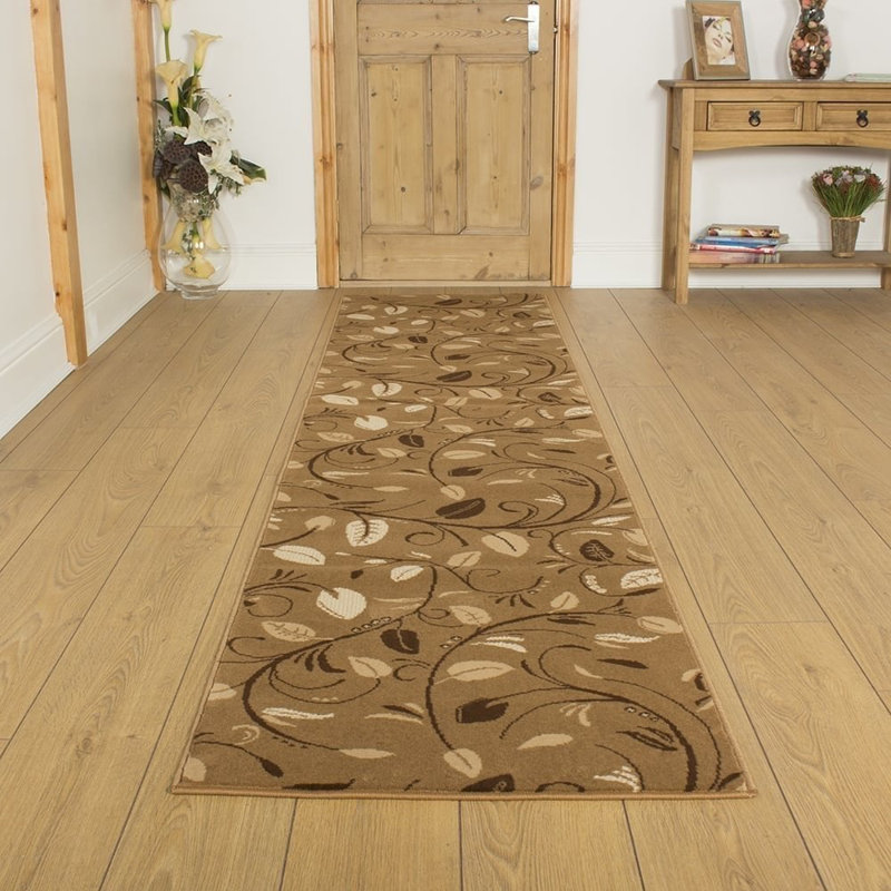 Aniyah Floral Indoor / Outdoor Area Rug, Runner 270cm x 60cm