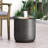 Lightweight Concrete Side Table In Black Matte, For Home And Outdoor, 15.61"X15.61"X16.01", Easy To Clean Use Matte Stylish Weather-