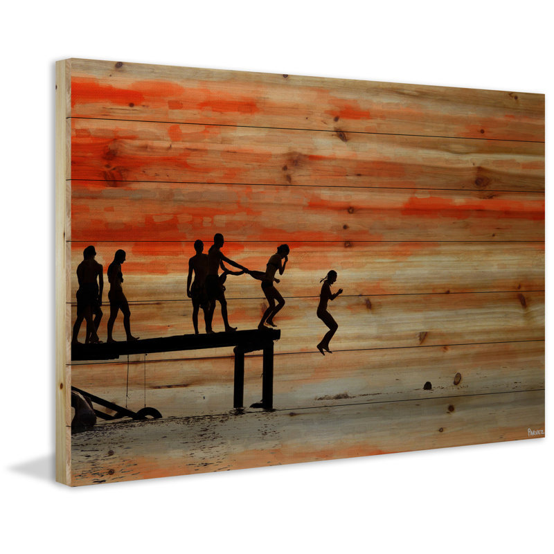 " Caught Ya " by Parvez Taj, 24" H x 36" W x 1.5" D