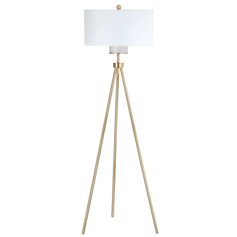 Enrica 168cm Brass Tripod Floor Lamp