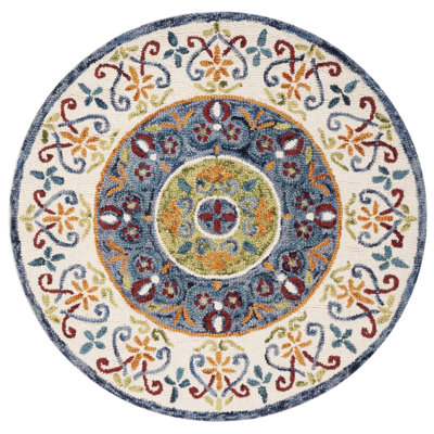 Dealba Novelty Hand Tufted Wool And Cotton With Latex Oriental Rug
