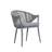 Brandsville 32.3" H 2-Person Round Aluminum Bistro Set with Cushions-1373986735