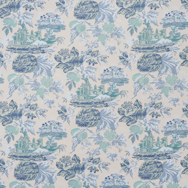 Schumacher X Timothy Corrigan Jardin De Louis Fabric, Delft