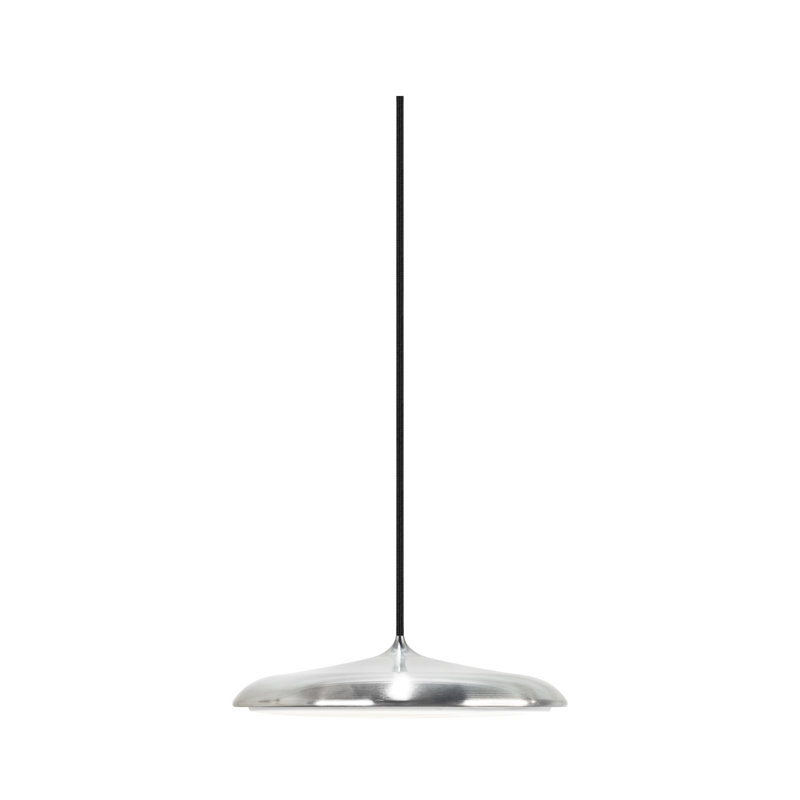 1 - Light Pendant, 6cm H x 25cm W x 25cm D, Stainless Steel, 0.9 W