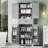 Bathroom Storage Cabinet With Multi-Functional Storage Space, Drawer With Slide Rails, Adjustable Shelf, Grey-810829103