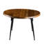 Table basse ovale 39 po x 26 po x 16 po, fusion de bois naturel et de fer, intégration d'euphorie dans le salon, finition, joie
