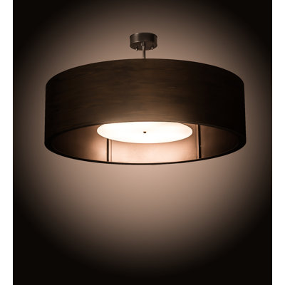 Luminaire suspendu tambour 6 lumières