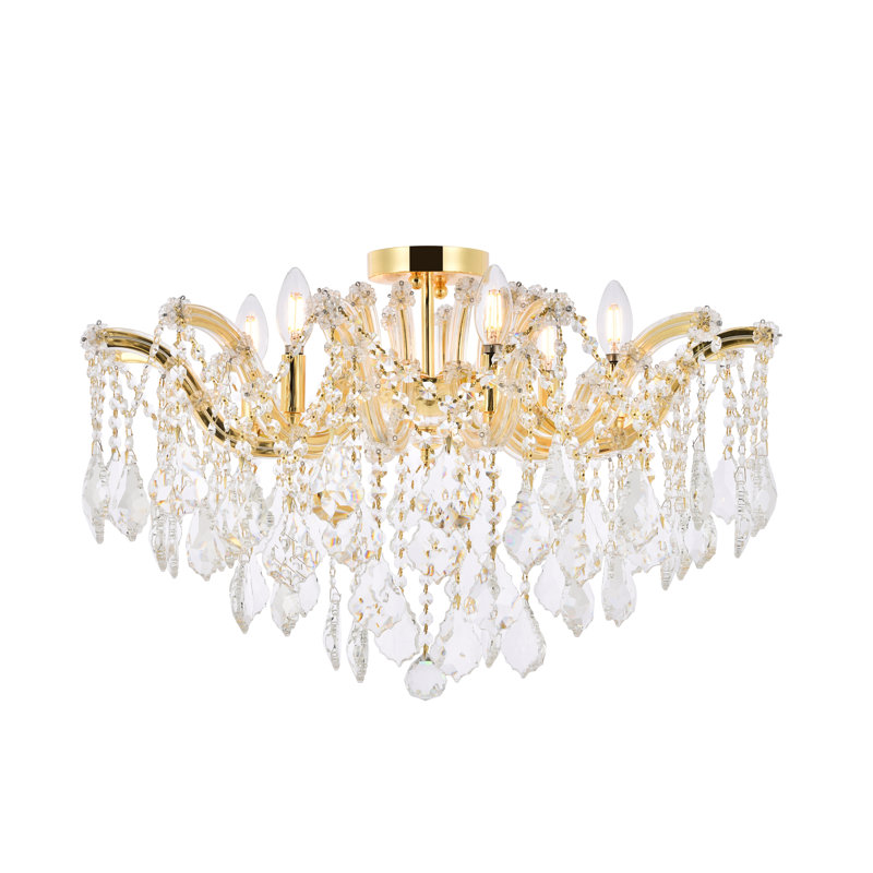 Stockard Flush Mount, Gold, Royal Cut