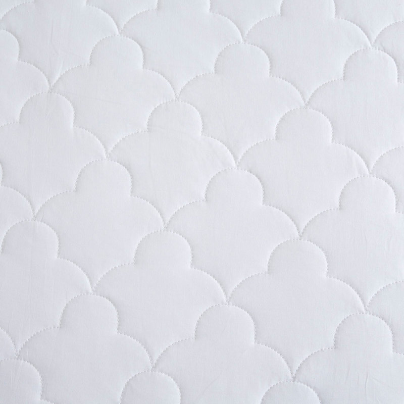 Protège-matelas matelassé en coton percale