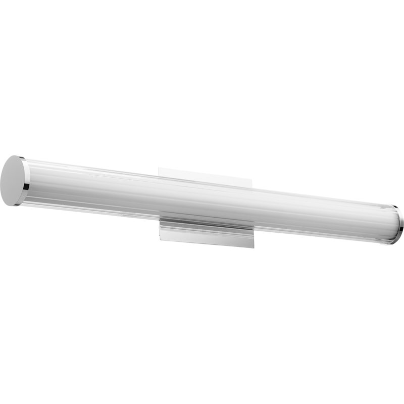 Barre d’éclairage de salle de bain 2 lumières del Chana, Nickel poli