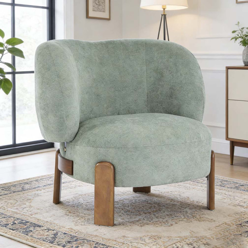 Fauteuil à oreilles, Vert