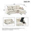 3 Seater Fabric Sofa & Chaise-1759071687