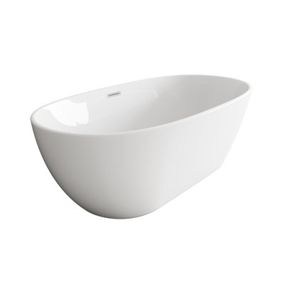 Thermopolis 59'' x 28.3'' Soaking Acrylic Bathtub