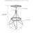 Kalen Adjustable Height Swivel Stool Set Brown/matte Black