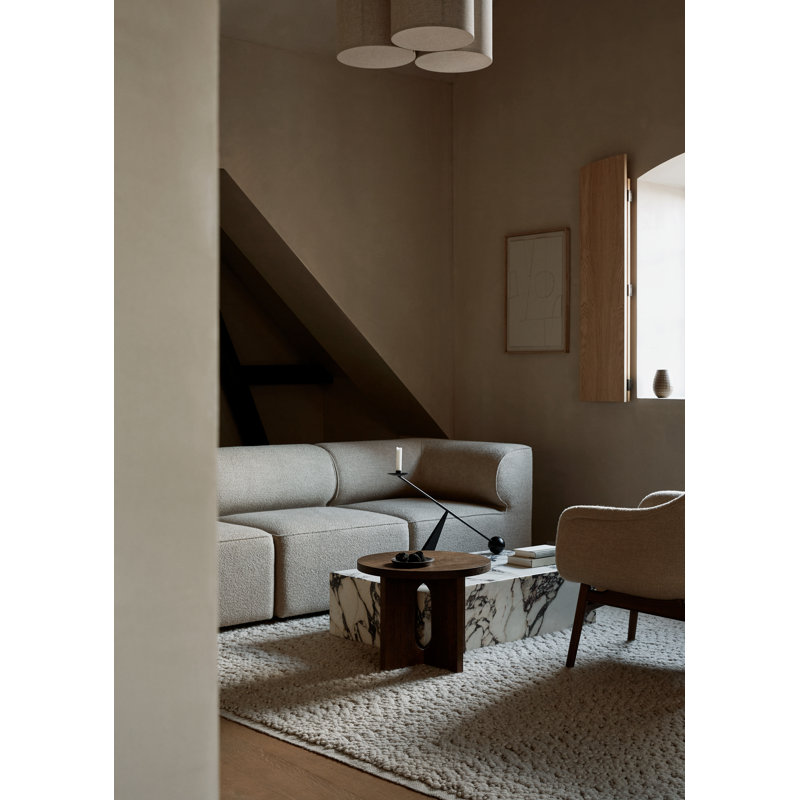 Harbour Armchair, Black Oak, Fiord 2 951 Wool