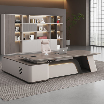 Bureau de direction en L 70,87 po