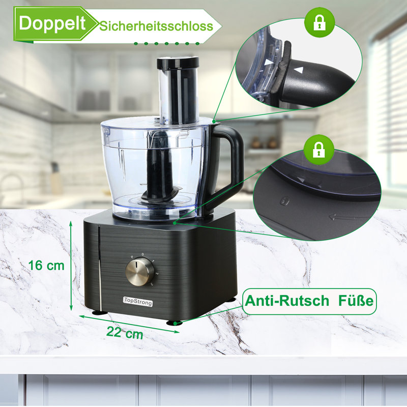 100 W Küchenmaschine, Black