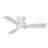 Lasky 44 inch Indoor Ceiling Fan with LED Light Kit - Matte White-944404859