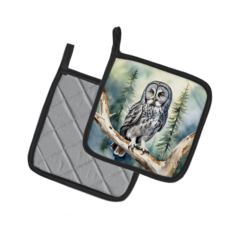 Paire de poignées Great Grey Owl