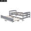 Lit plateforme avec lit gigogne-1910963787