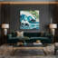 Art mural sur toile vert hawaïen-1815781136