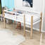 Lit mezzanine simple en bois avec lattes