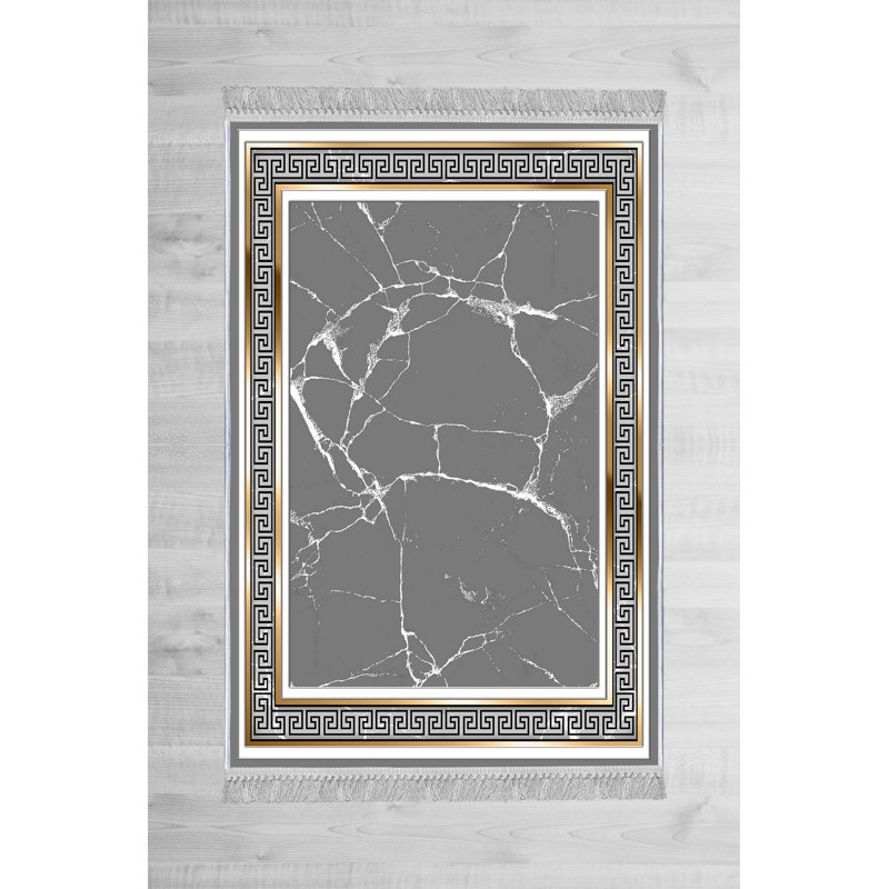 Tapis de couloir luxueux, 100% velours, 31,5 po x 59,1 po | Semelle en coton antidérapant, hauteur des poils: 0,4 po | Antibactérien et lavable à la machine, impression numérique 3D | Design élégant pour le salon et le vestibule