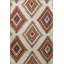 Tapis décoratif multicolore à motif géométrique rectangulaire Mira-1176718187