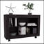 Console console, 5 tablettes, 4 roulettes-118037702