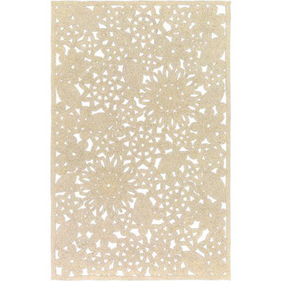 Tapis intérieur / extérieur beige clair Camille