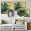 Impression d'art mural vert et orange forteresse médiévale-512794880-512794903