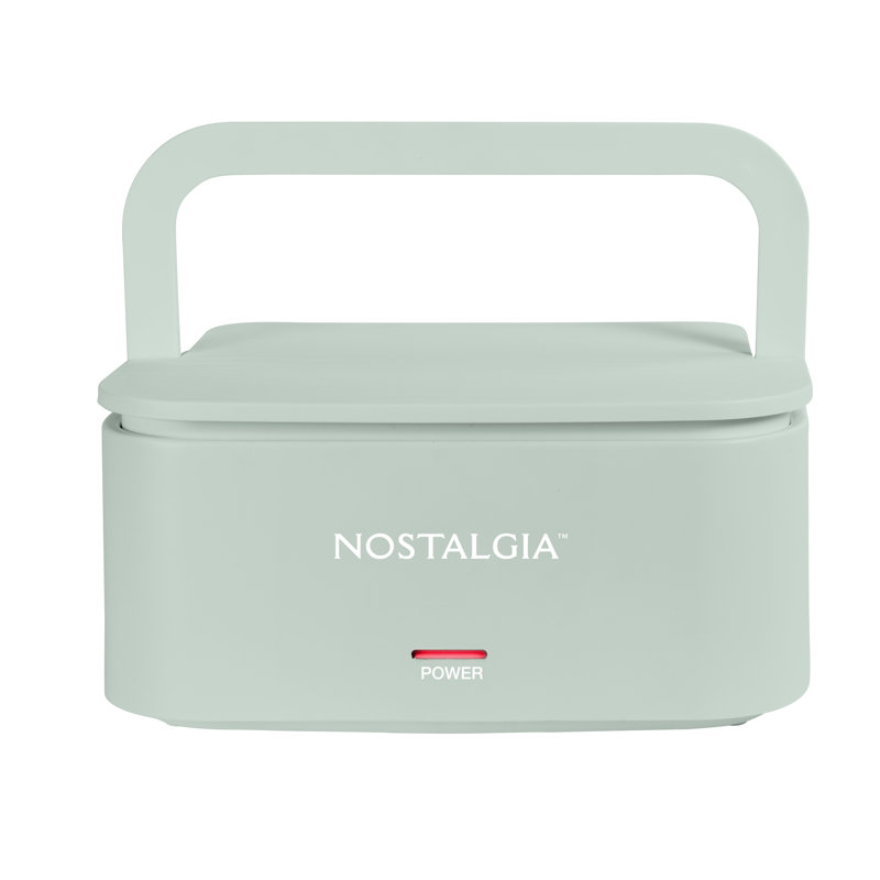 Nostalgia 32 Oz. Portable Heated Lunch Box, Green