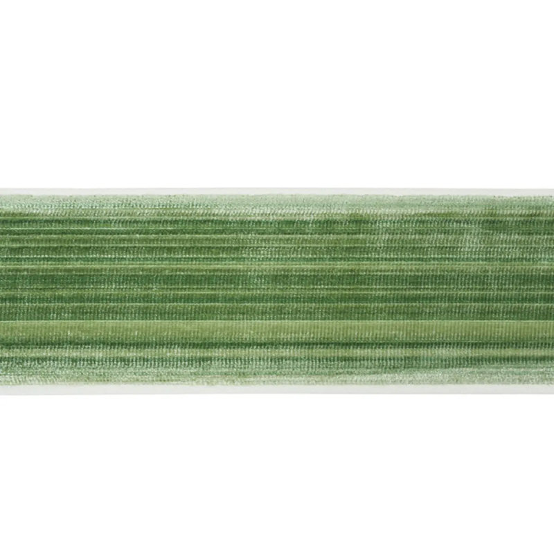 Gaspard Velvet Tape Wide, Green