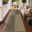 Tapis de sol antidérapant en jute tissé
