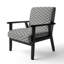 Fauteuil d'appoint rembourré Mid-Century Mimimal