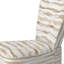 Chaise d'appoint en velours rayé-117940101