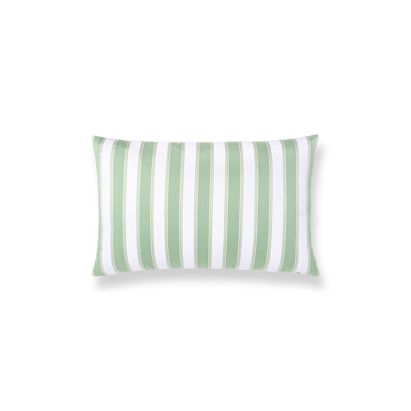 LEGENDS PILLOW, Rectangle 14"H x 22"W, Endive Piano Stripe