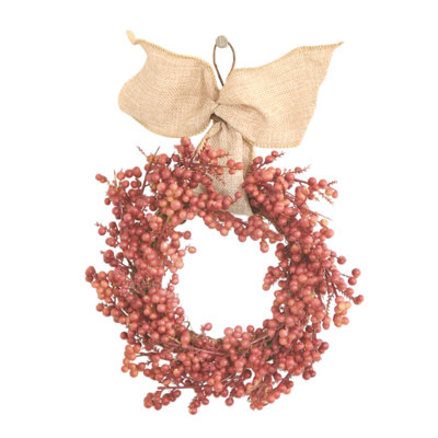 Couronne/anneau de bougie aux baies de poivre