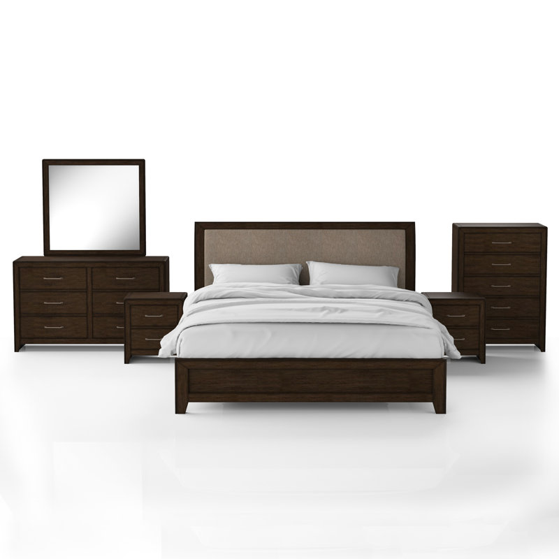 Ensemble de chambre à coucher 6 pièces Midtown, Grand