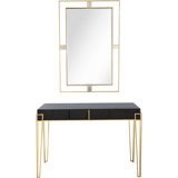 Daria 48'' Glass Top Console Table