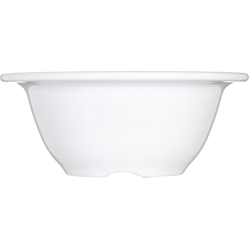 Sierrus™ 9.6 oz. Melamine Rimmed Bowl, White