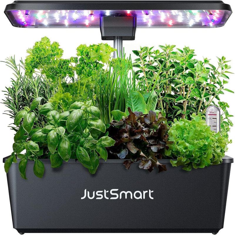 Système de culture pour 12 plantes avec 12 plantes et 36 ampoules DEL